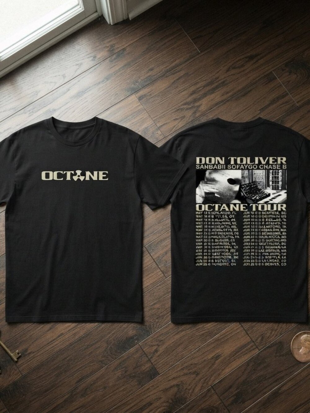 Don Toliver Octane Tour Sambarii Sofaygo Chase B Black T-Shirt